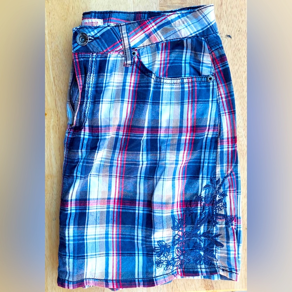 Almost new plaid “Faded Glory” skort!